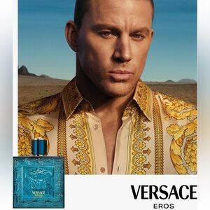 Versace Eros Eau de Parfum in Black and Gold